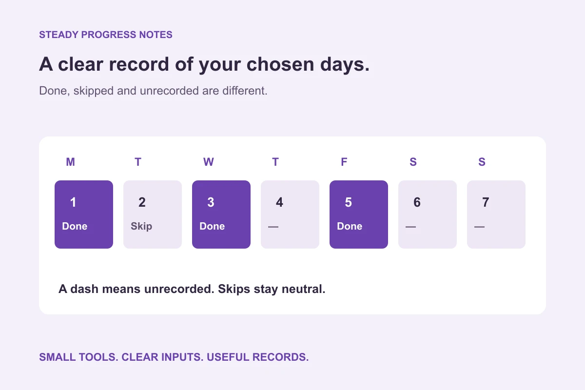 Habit Calendar